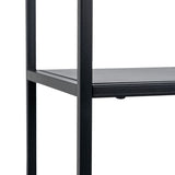 Shelves 90 x 30 x 188 cm Black Steel-2