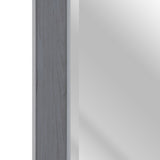 Wall mirror 56 x 2 x 126 cm Grey Wood White-3