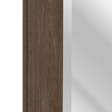 Wall mirror 56 x 2 x 126 cm Wood Brown-3