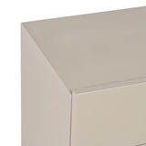 Nightstand NECTO Orange Taupe Iron MDF Wood 40 x 31,2 x 66,2 cm-7