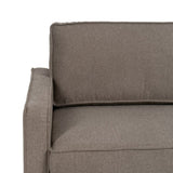 3-Seater Sofa Taupe 213 x 87 x 90 cm-4