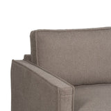 Chaise Longue Sofa Taupe 235 x 155 x 87 cm-4