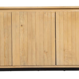 Sideboard MONTMARTRE Black Natural Iron Mango wood 140 x 40 x 75 cm-3