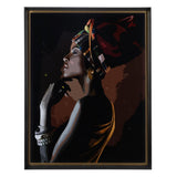 Canvas Black African Woman 84 X 4 X 106 CM-0