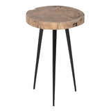 Set of 3 tables Natural Iron 40 x 38 x 62,3 cm (3 Units)-3