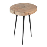 Set of 3 tables Natural Iron 40 x 38 x 62,3 cm (3 Units)-1