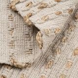 Carpet White Natural 70 % cotton 30 % Jute 160 x 230 cm-2