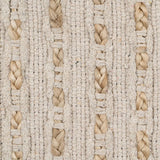 Carpet White Natural 70 % cotton 30 % Jute 200 x 290 cm-3