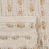 Carpet White Natural 70 % cotton 30 % Jute 200 x 290 cm-1