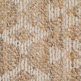 Carpet White Natural 60 % Cotton Jute 160 x 230 cm-3