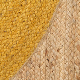 Carpet Yellow Natural Jute 200 x 290 cm-3