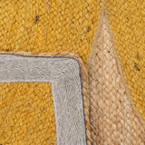 Carpet Yellow Natural Jute 200 x 290 cm-1