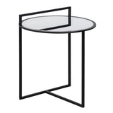 Small Side Table Black Iron Mirror 59 x 59 x 67,5 cm-0