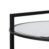 Small Side Table Black Iron Mirror 59 x 59 x 67,5 cm-4