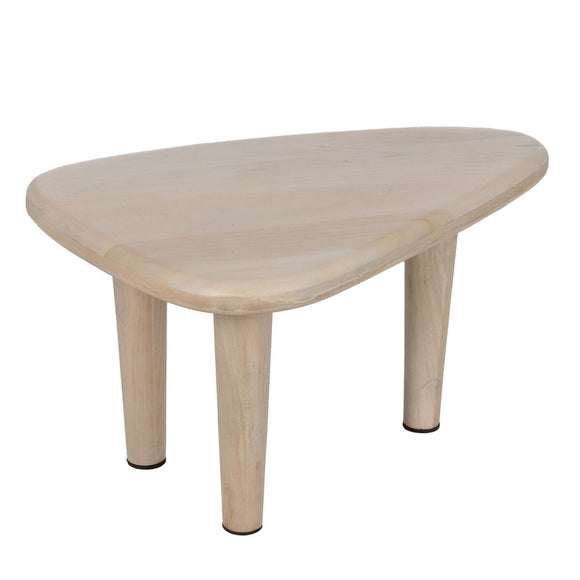 Centre Table White Mango wood 67 x 50 x 38 cm-0