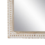 Wall mirror White Natural Crystal Mango wood MDF Wood Vertical 60,9 x 3,8 x 152,4 cm-3