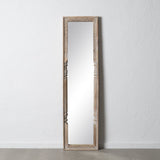 Dressing Mirror White Natural Crystal Mango wood MDF Wood Vertical 48,26 x 7 x 183 cm-8