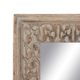 Dressing Mirror White Natural Crystal Mango wood MDF Wood Vertical 48,26 x 7 x 183 cm-6