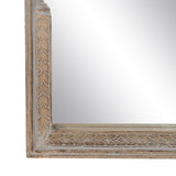 Dressing Mirror White Natural Crystal Mango wood MDF Wood Vertical 48,26 x 7 x 183 cm-4