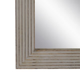 Wall mirror White Natural Crystal Mango wood MDF Wood Vertical 64,8 x 3,8 x 108 cm-3