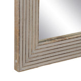 Dressing Mirror White Natural Crystal Mango wood MDF Wood Vertical 64,8 x 3,8 x 172,7 cm-2