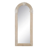 Dressing Mirror White Natural Crystal Mango wood MDF Wood Vertical 87,63 x 3,8 x 203,2 cm-7