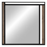 Wall mirror NUDE Black Beige 70 x 2 x 70 cm-0