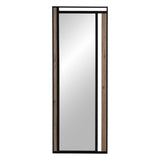 Wall mirror Black Beige 45 x 2 x 100 cm-0