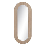 Dressing Mirror Natural Crystal MDF Wood 65 x 2,2 x 160 cm-5
