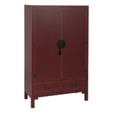 Cupboard ORIENTE Terracotta colour 100 x 45 x 160 cm-0