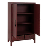 Cupboard ORIENTE Terracotta colour 100 x 45 x 160 cm-7