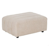 Pouffe Beige Iron 60 x 86 x 37 cm-0