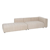 Sofa Beige Polyester Iron 148 x 100 x 66 cm-6