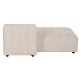 Sofa Beige Polyester Iron 148 x 100 x 66 cm-3