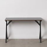 Desk MDF Wood Black Natural 120 x 60 x 75 cm-6