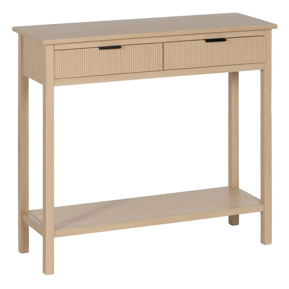 Console Natural Pine MDF Wood 90 x 30 x 81 cm-0