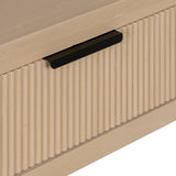 Console Natural Pine MDF Wood 90 x 30 x 81 cm-3