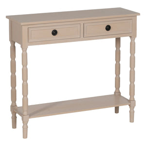 Console White Pine MDF Wood 90 x 30 x 81 cm-0