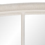 Wall mirror White Crystal Paolownia wood Vertical Window 80 x 3,5 x 120 cm-4