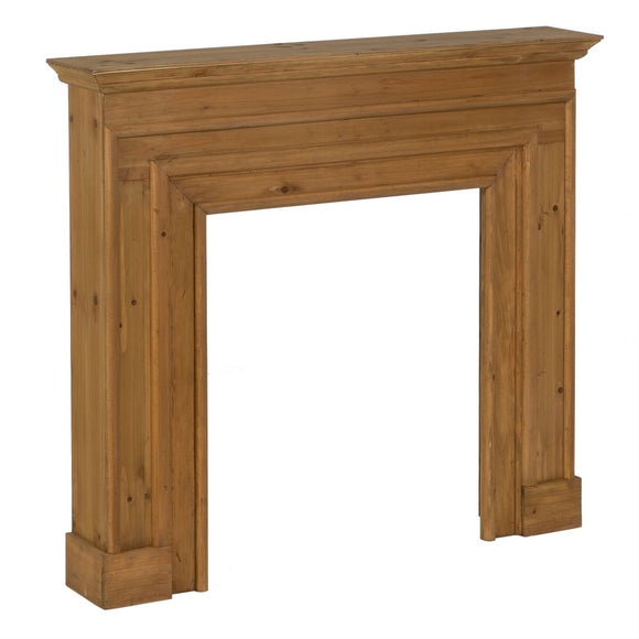 Fireplace Fir wood MDF Wood 108 x 20 x 100 cm-0