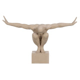 Decorative Figure Cream 100 x 31 x 64 cm-0