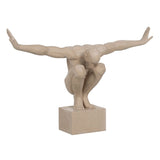 Decorative Figure Cream 100 x 31 x 64 cm-7