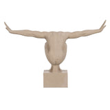 Decorative Figure Cream 100 x 31 x 64 cm-6