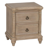 Nightstand Natural Fir wood MDF Wood 48 x 38 x 56 cm-0