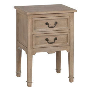 Nightstand Natural Fir wood DMF 50 x 38 x 72 cm-0