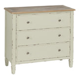 Chest of drawers Beige Natural Fir wood MDF Wood 90 X 42 X 85 CM-0