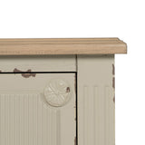 Chest of drawers Cream Natural Fir wood MDF Wood 80 x 38 x 73 cm-5