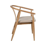 Dining Chair Beige Natural 56,5 x 57 x 76,5 cm-8