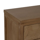 Nightstand BRAYAN Natural Paolownia wood 48 x 35 x 66 cm-6