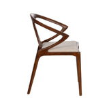 Dining Chair Brown Beige 55 x 57 x 81,2 cm-8